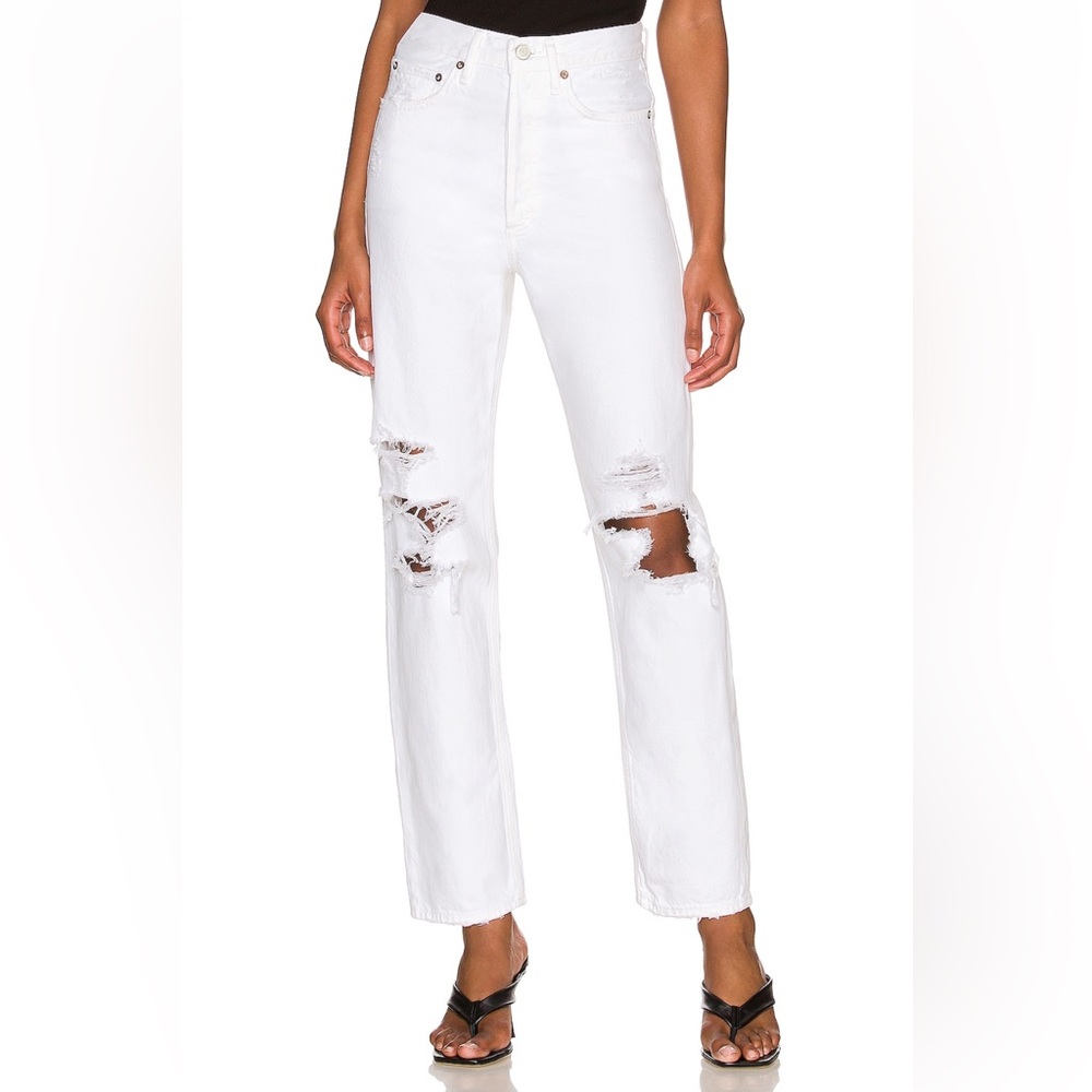 AGOLDE 90s Mid Rise Loose Denim in Loose Vanish - Size 24